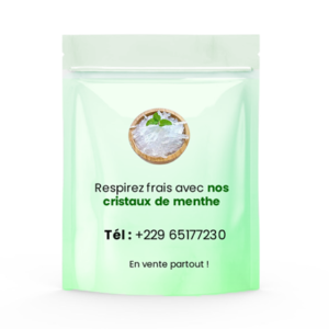 Cristaux de menthe en sachet (5g)